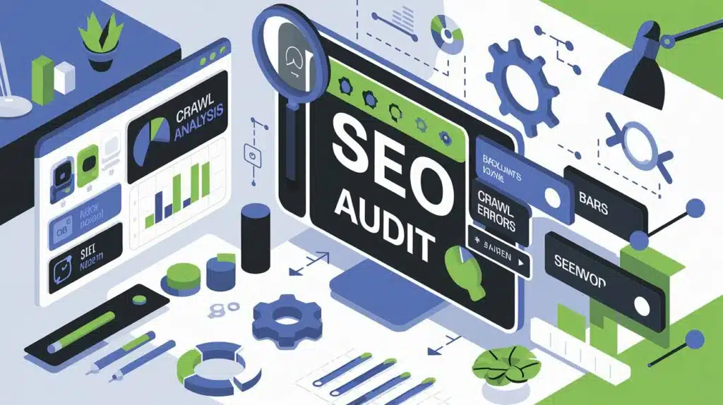Consultant SEO expliquant les résultats d’un audit à un client en réunion