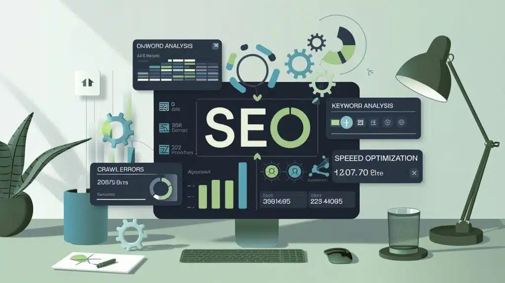 Carte mentale représentant le maillage interne et les backlinks pour l’optimisation du référencement